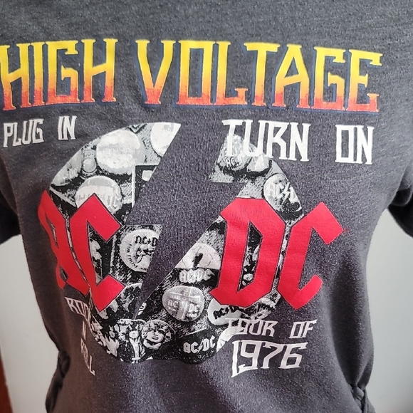 AC/DC Charcoal Graphic Tee - Picture 3 of 8